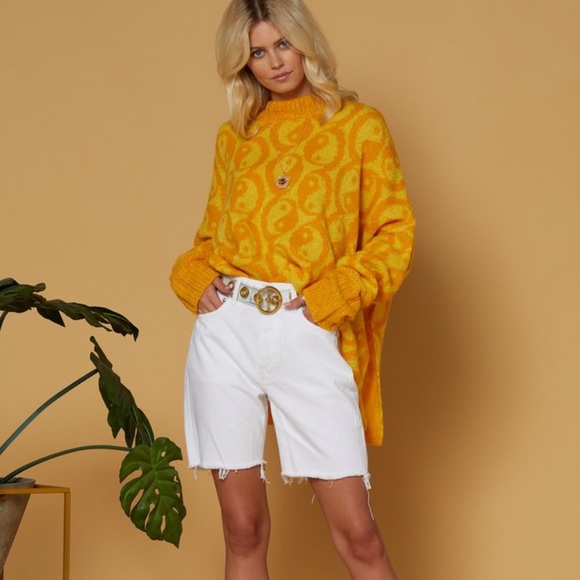 Nwt Free People Ying Yang Sweater 